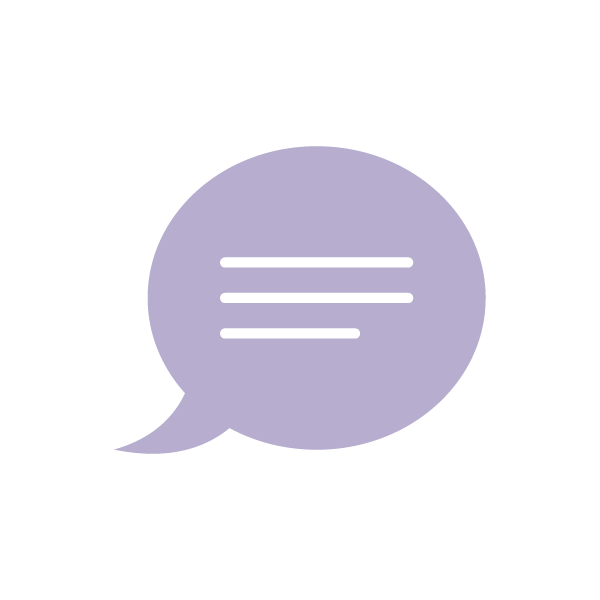 Speech bubble icon